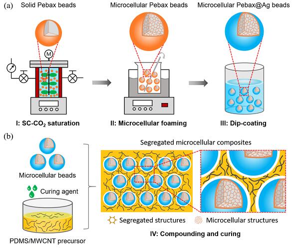 超临界CO2微孔发泡制备